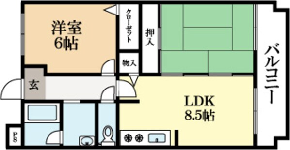 大久保駅 徒歩9分 5階の物件間取画像